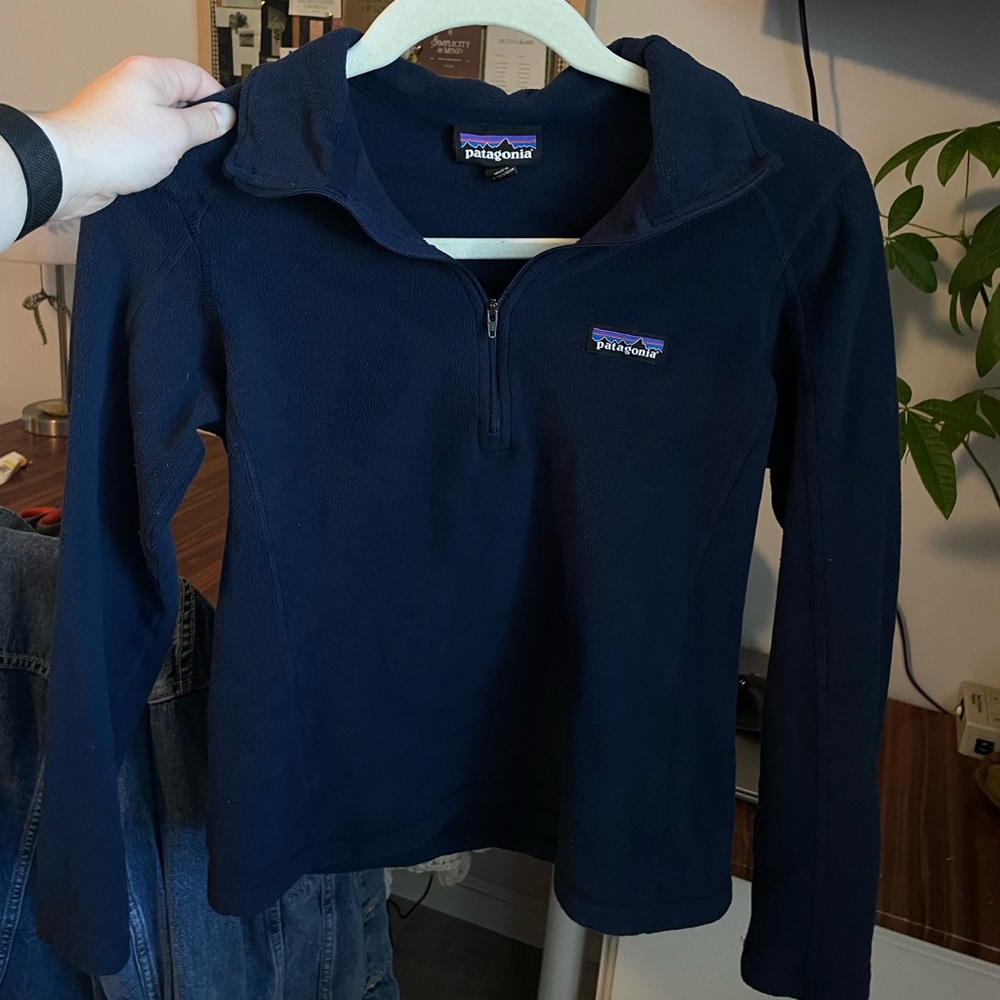 Patagonia Deep Blue Fleece Quarter-Zip